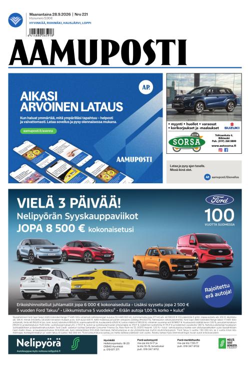 Aamuposti 28.9.2026