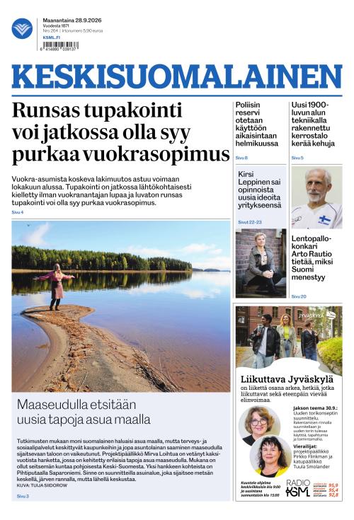 Keskisuomalainen 28.9.2026
