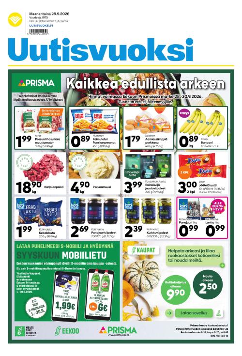 Uutisvuoksi 28.9.2026