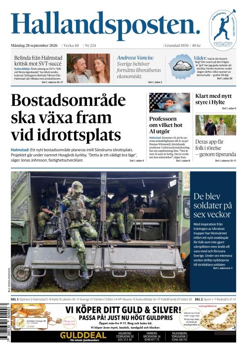 Hallandsposten 28.9.2026
