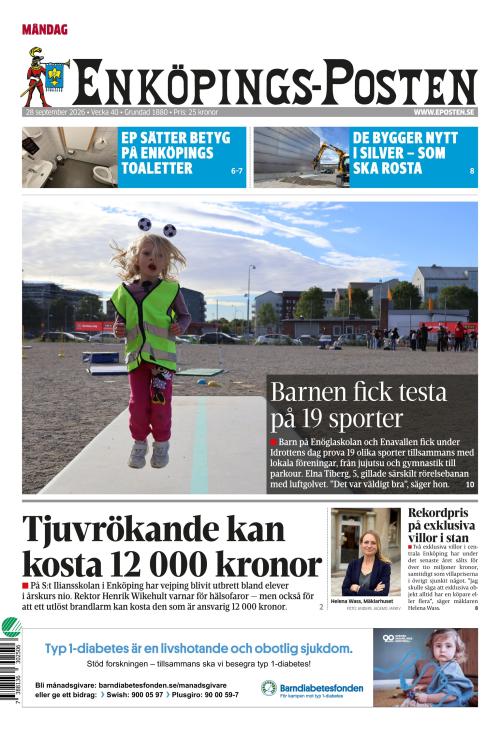Enköpings-Posten 28.9.2026
