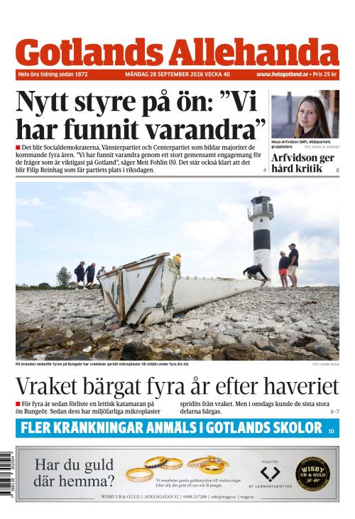 Gotlands Allehanda 28.9.2026