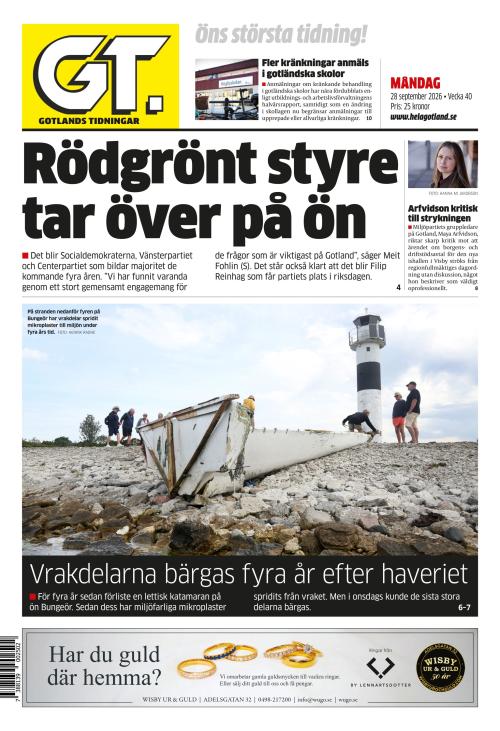 Gotlands Tidningar 28.9.2026