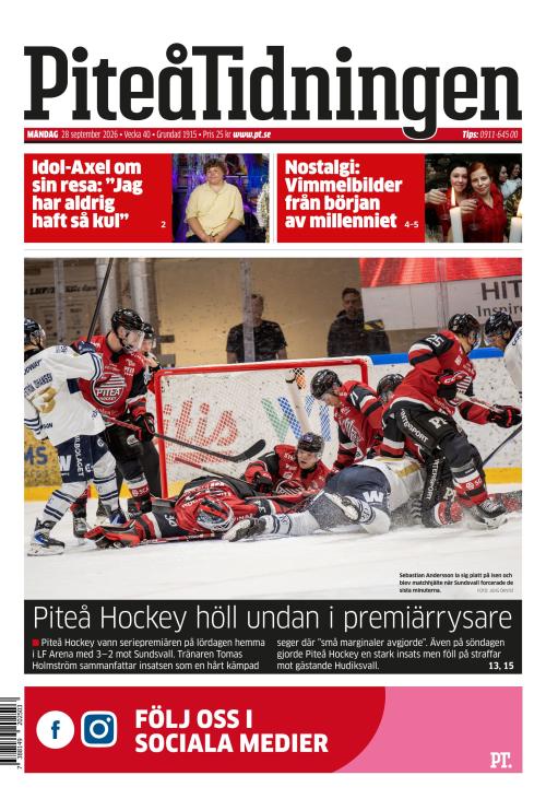 Piteå-Tidningen 28.9.2026