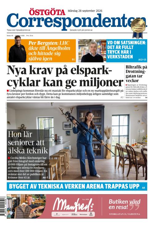 Östgöta Correspondenten 28.9.2026