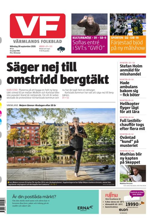 Värmlands Folkblad 28.9.2026
