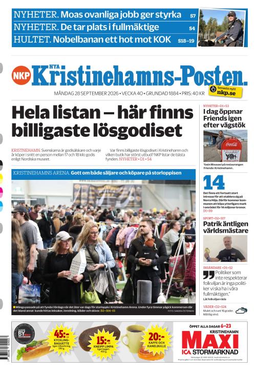 Nya Kristinehamns-Posten 28.9.2026