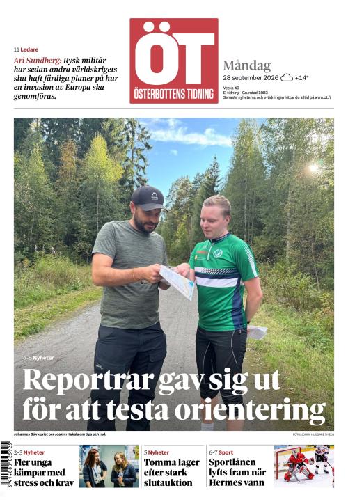 Österbottens Tidning 28.9.2026