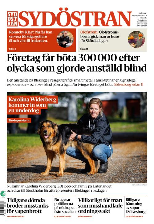 Sydöstran 28.9.2026
