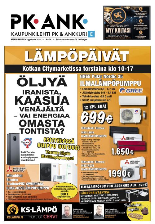 Kaupunkilehti Ankkuri 30.9.2026