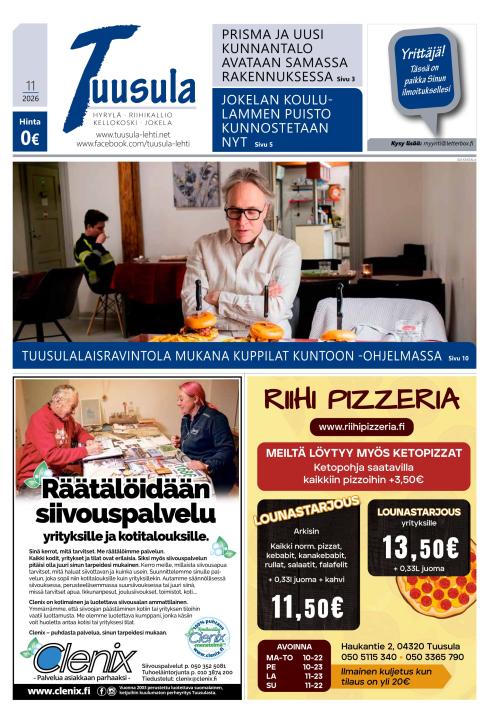 Tuusula-lehti 29.9.2026