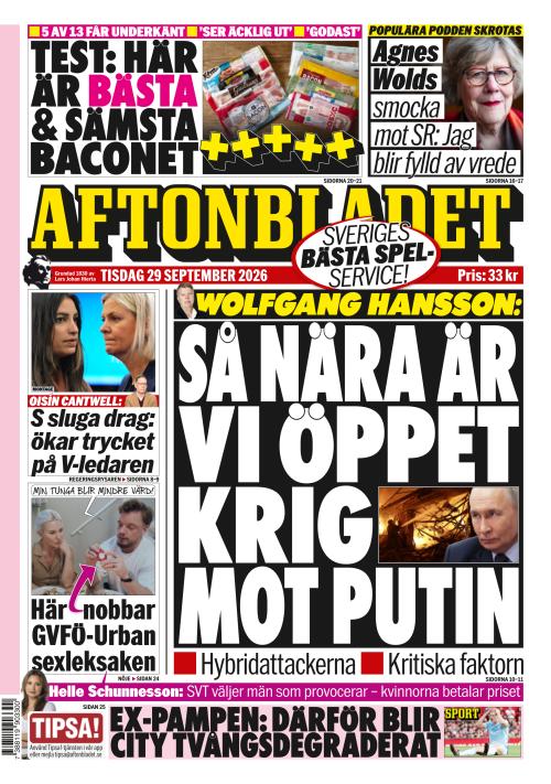 Aftonbladet 29.9.2026