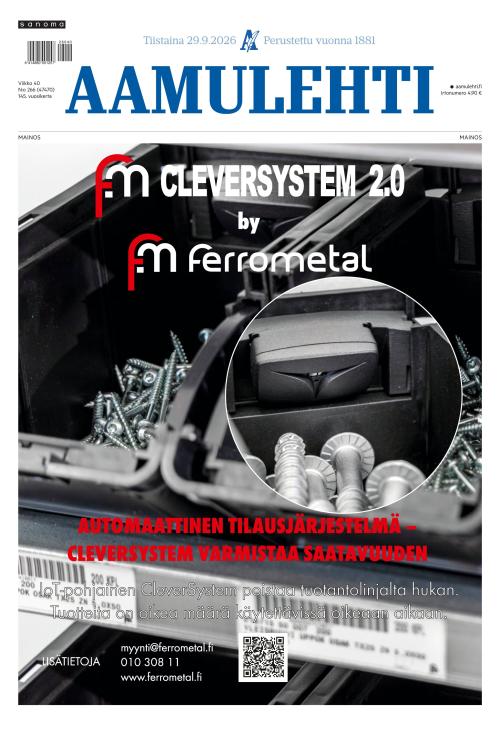 Aamulehti 29.9.2026