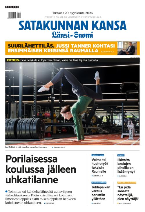 Satakunnan Kansa Länsi-Suomi 29.9.2026