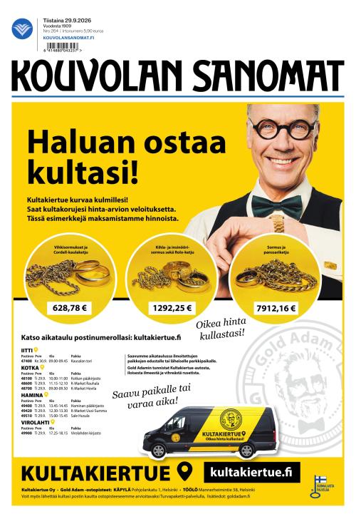 Kouvolan Sanomat 29.9.2026