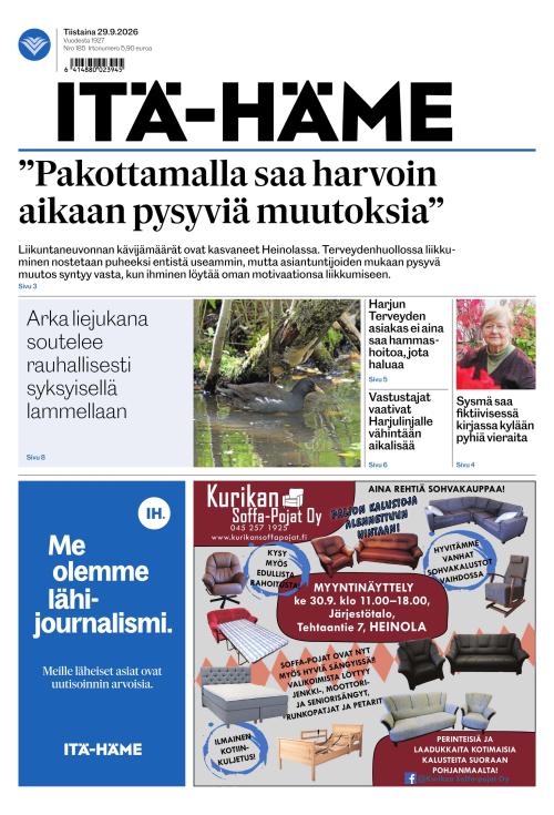 Itä-Häme 29.9.2026