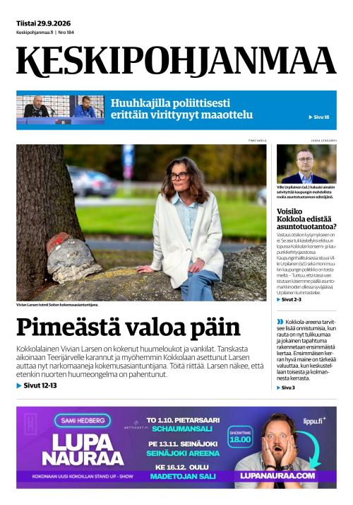 Keskipohjanmaa 29.9.2026