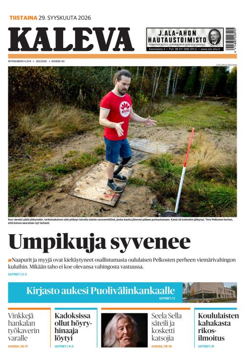 Kaleva 29.9.2026