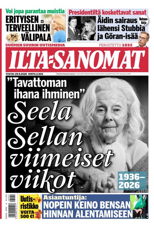 Ilta-Sanomat 29.9.2026