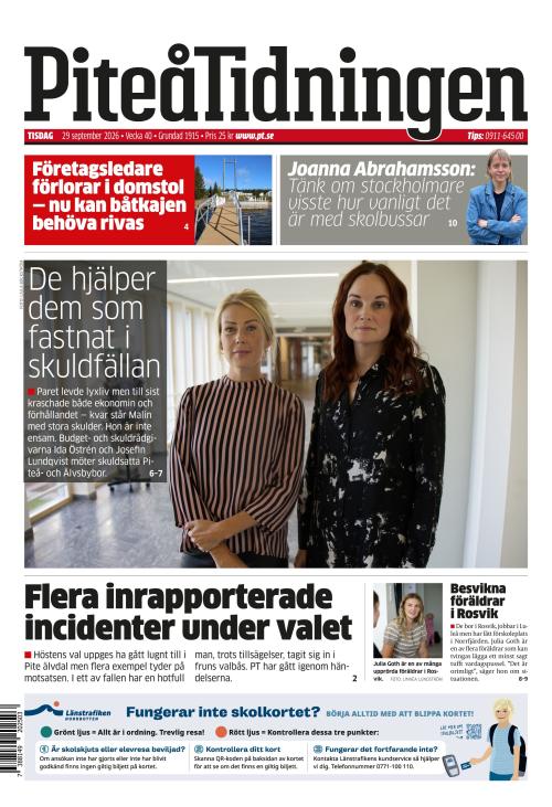 Piteå-Tidningen 29.9.2026