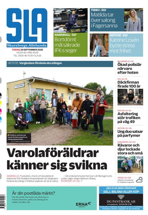 Skaraborgs Allehanda 29.9.2026