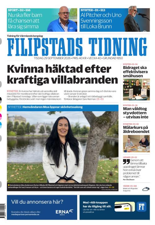 Filipstads Tidning 29.9.2026