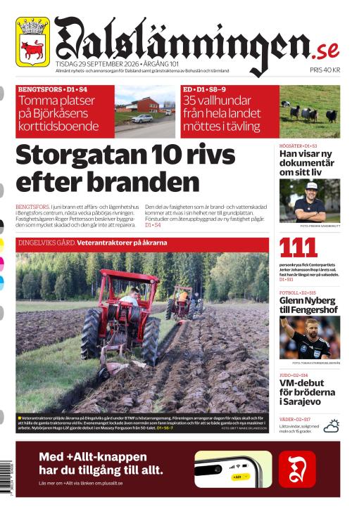 Dalslänningen 29.9.2026