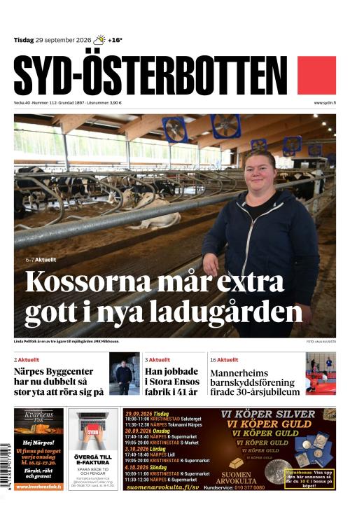 Syd-Österbotten 29.9.2026