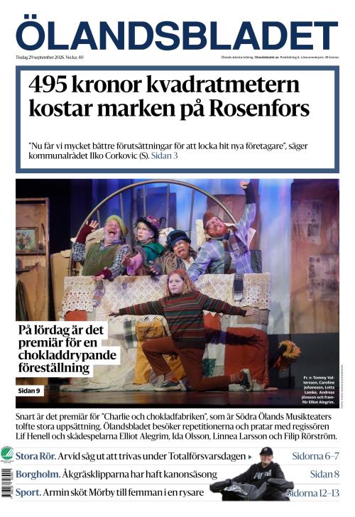 Ölandsbladet 29.9.2026