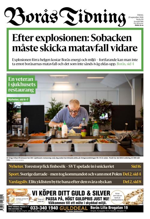 Borås Tidning 29.9.2026