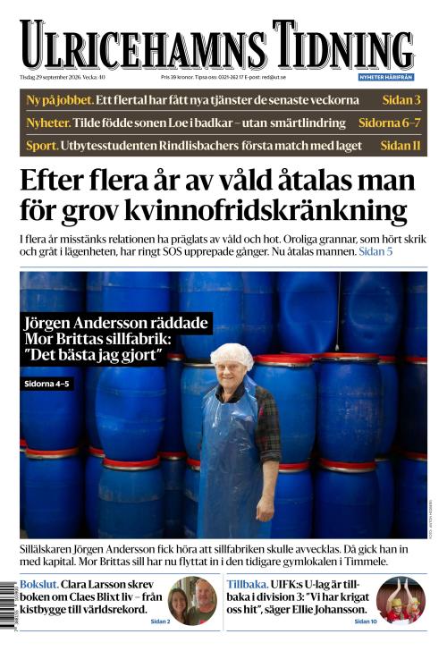 Ulricehamns Tidning 29.9.2026