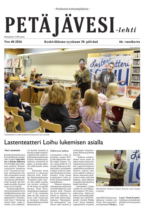Petäjävesi 30.9.2026