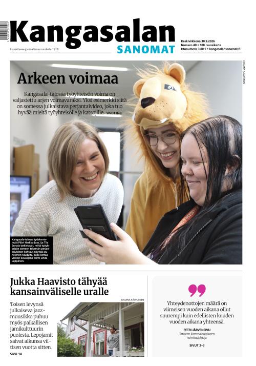 Kangasalan Sanomat 30.9.2026