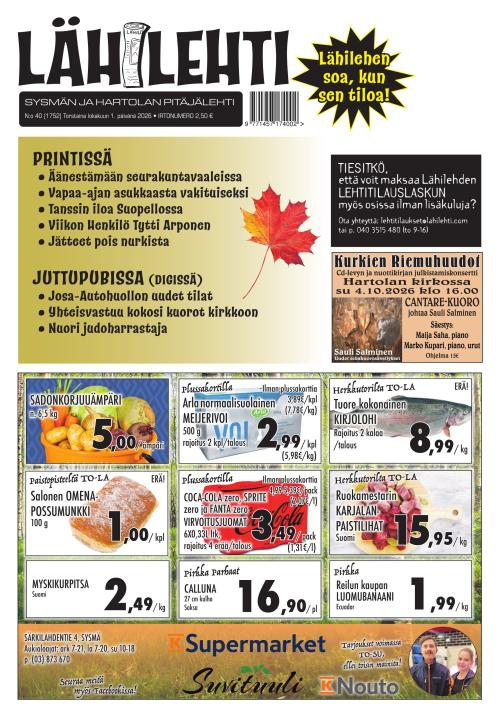 Lähilehti 40/2026