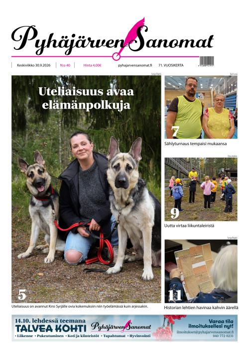 Pyhäjärven Sanomat 30.9.2026