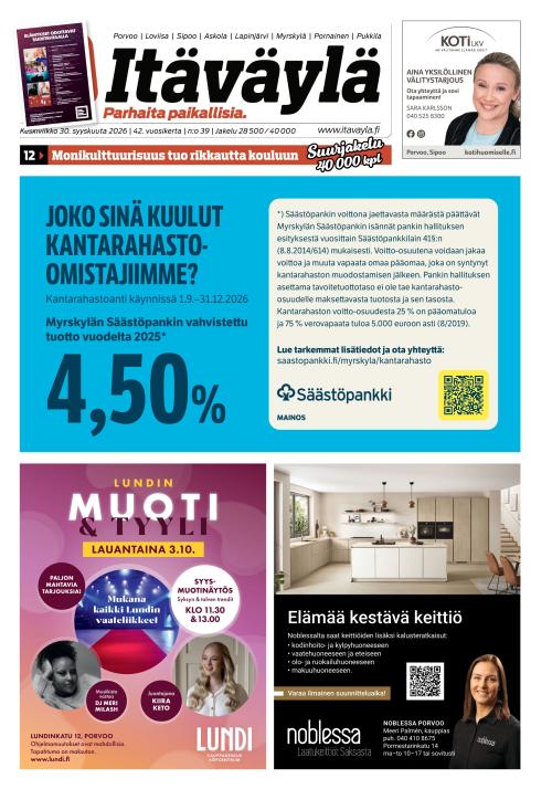Itäväylä 30.9.2026