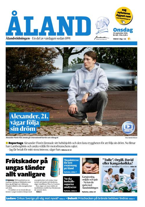 Ålandstidningen 30.9.2026