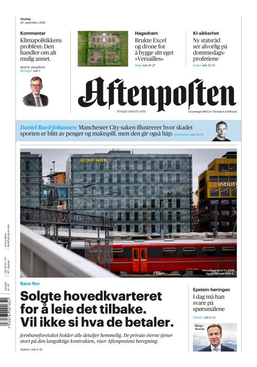 Aftenposten 30.9.2026