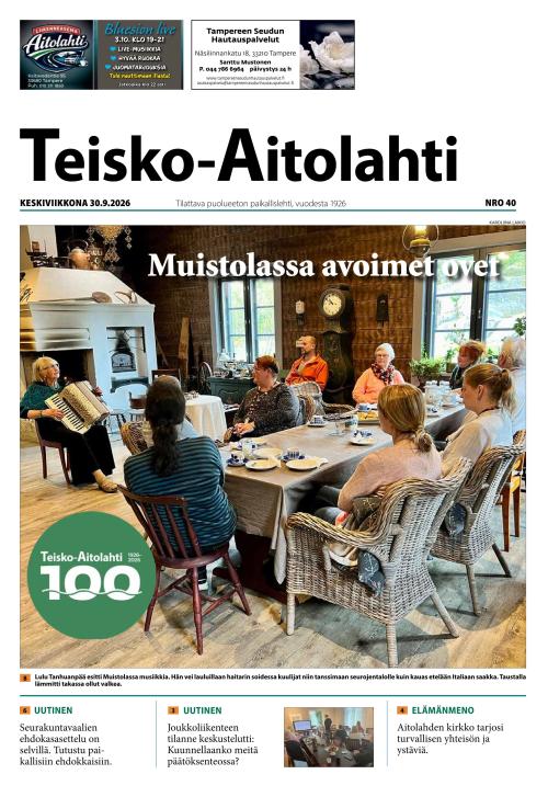 Teisko-Aitolahti 30.9.2026
