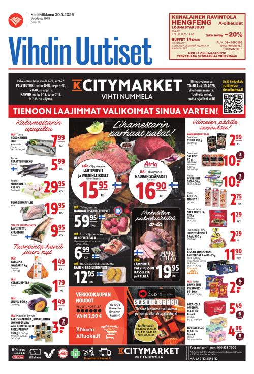 Vihdin uutiset 30.9.2026