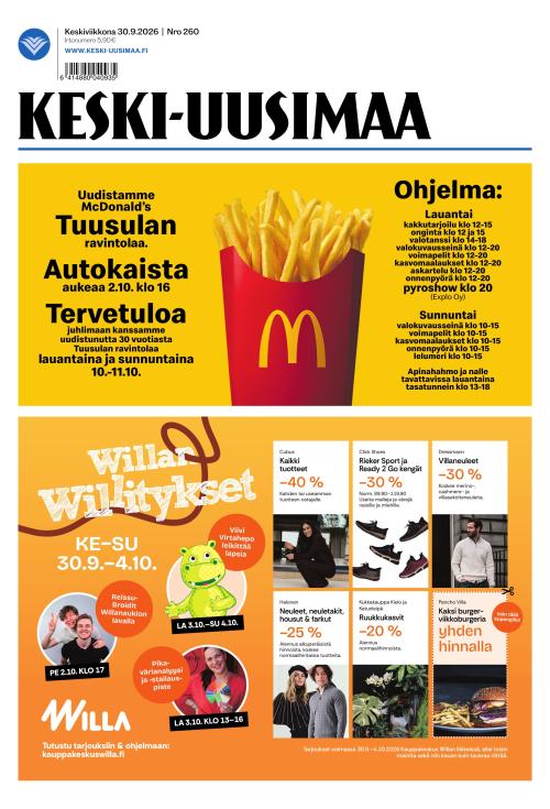 Keski-Uusimaa 30.9.2026