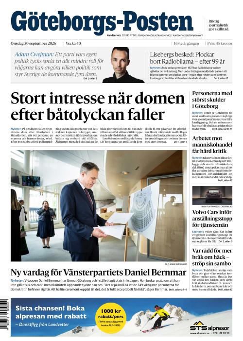 Göteborgs-Posten 30.9.2026