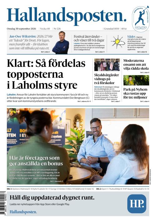 Hallandsposten 30.9.2026