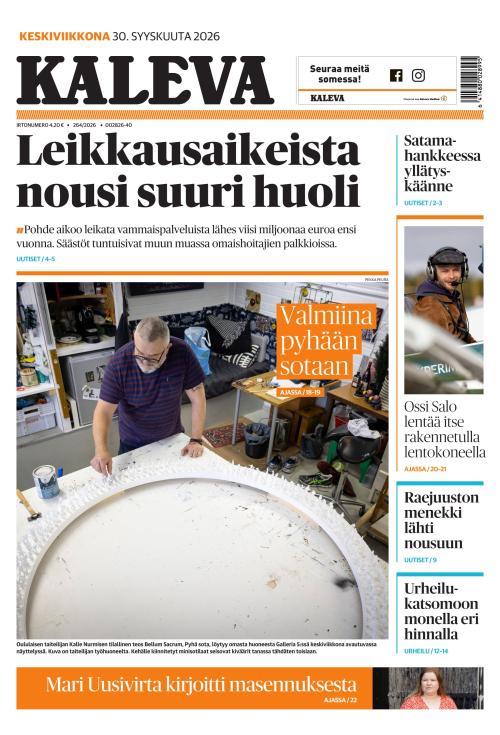 Kaleva 30.9.2026