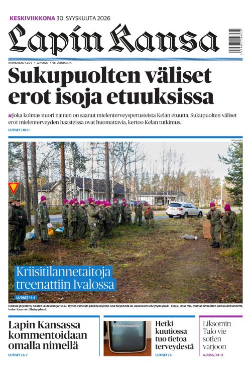 Lapin Kansa 30.9.2026