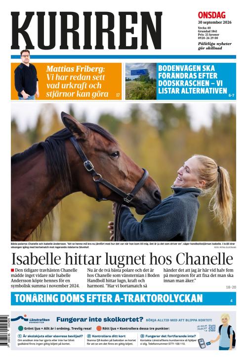 Norrbottens-kuriren 30.9.2026