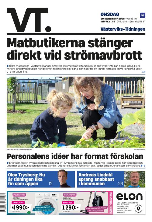Västerviks-Tidningen 30.9.2026