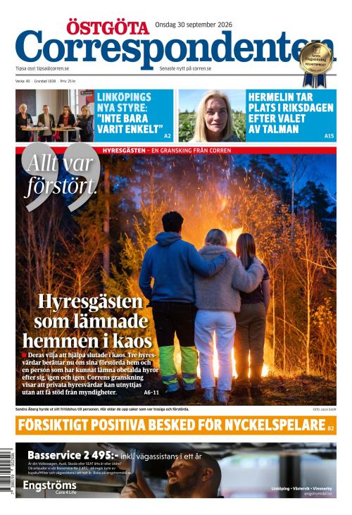 Östgöta Correspondenten 30.9.2026