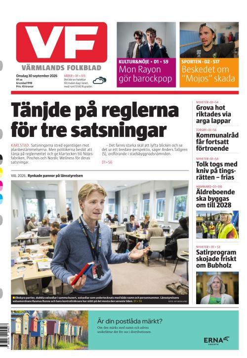 Värmlands Folkblad 30.9.2026