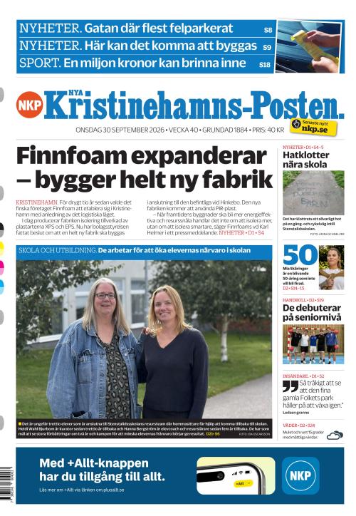 Nya Kristinehamns-Posten 30.9.2026